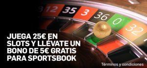 Betfair casino 25 slots 5 gratis apuestas