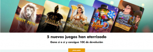 Premiercasino 5 juegos nuevos consigue 10€ de devolucion