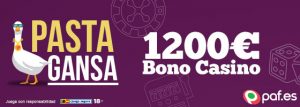 Paf bono casino 1200€